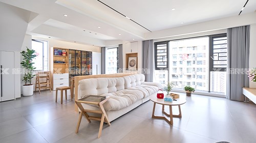 合理設(shè)計7.5m大橫廳，功能分區(qū)超開闊！|長沙全屋整裝